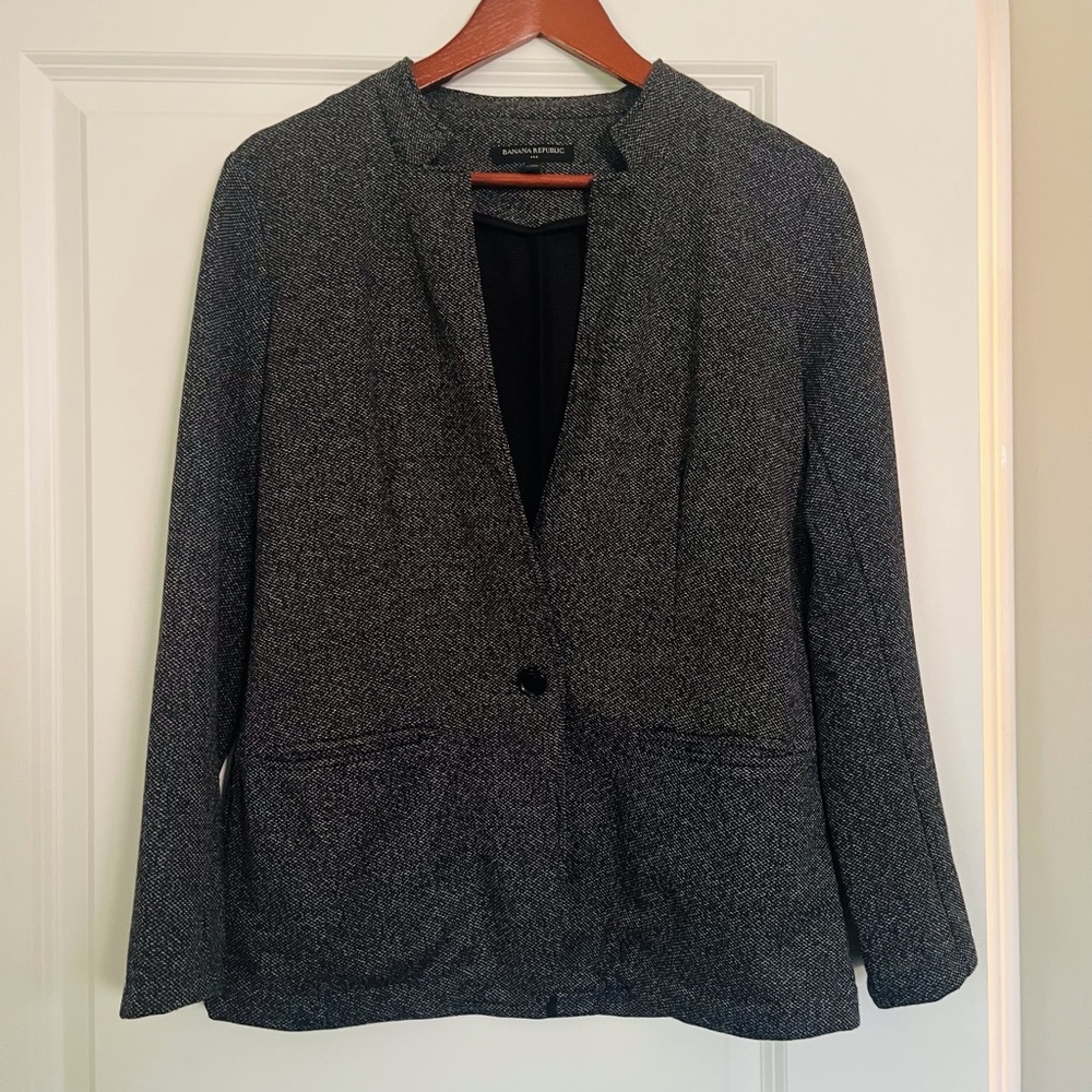 Banana Republic Charcoal Blazer